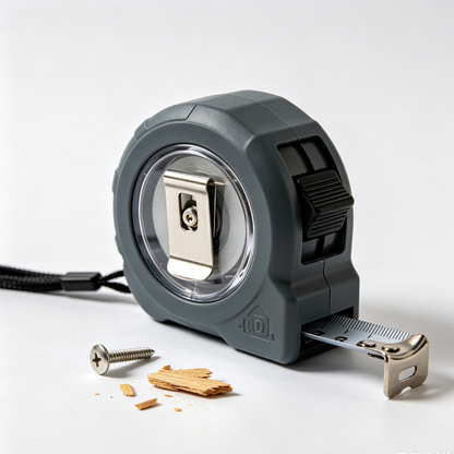 High Accuracy Steel Tape Measure, Self-Locking & Magnetic Hook Measuring Tape