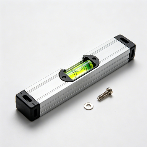 High Precision Aluminum Alloy Level, Shock-Resistant Spirit Level for Construction