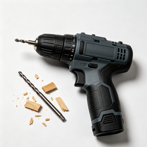 18+1 Torque Cordless Drill, 2-Speed Lithium-Ion Power Drill for Home & DIY